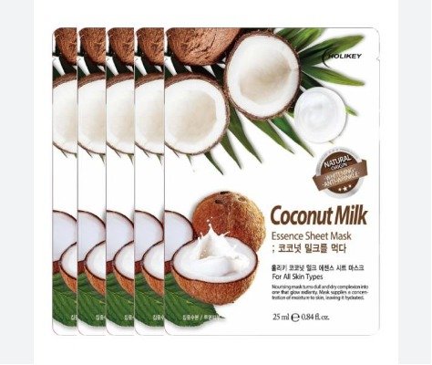 Mặt Nạ Dừa Holikey Coconut Milk Essence Sheet Mask 25ml