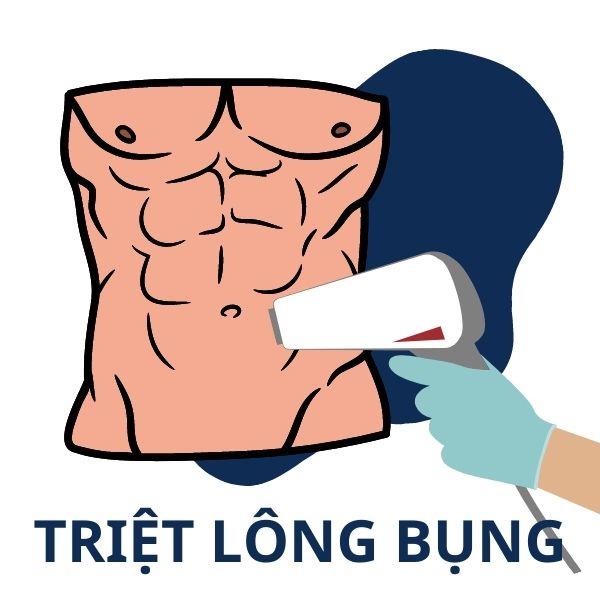 Triệt Lông Bụng 10B