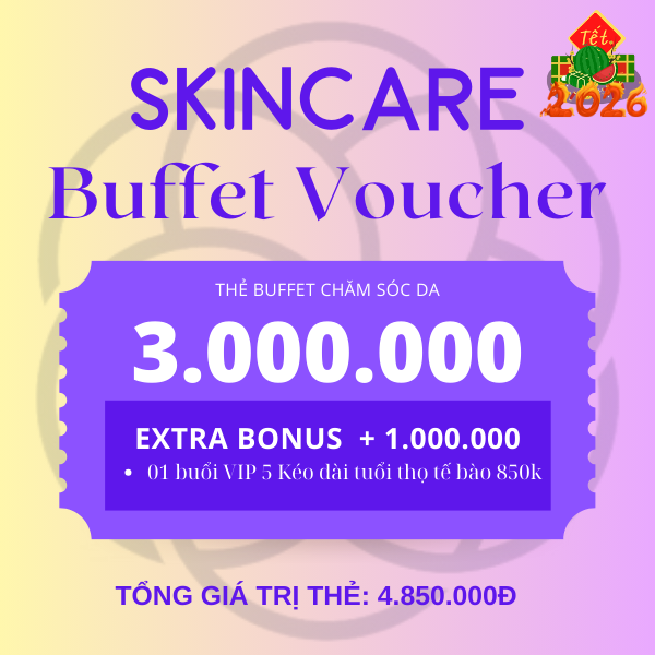 Thẻ Buffet Chăm sóc da 3tr