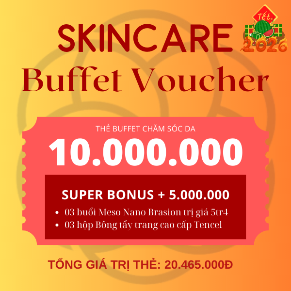 Thẻ Buffet Chăm sóc da 10tr